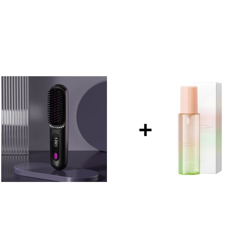 💥New Year's Offer: 50% Off💖Cordless Ceramic Heated Hair Straightening Comb-Remifa®