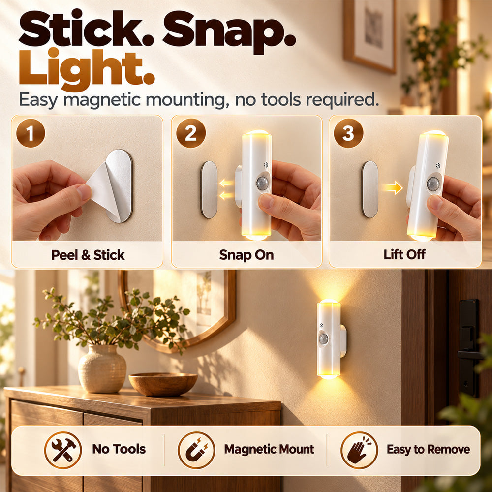 📢📢50% OFF !! ⏰RGB Magnetic Ambient Lamp – Dimmable Colors, Strong Magnet