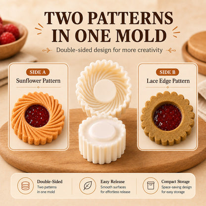🥮🥮Creative Double-Ended Pastry Mold – 2-in-1 Design for Easy & Beautiful Baking