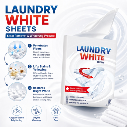 🤍 50% OFF Today Only – Restore Yellowed Whites Fast