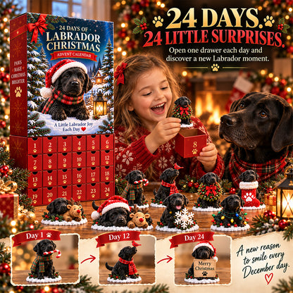 ⏳ Last day to save 50% 🎄 24 Days of Labrador Christmas – Black Lab Advent Calendar 🐾