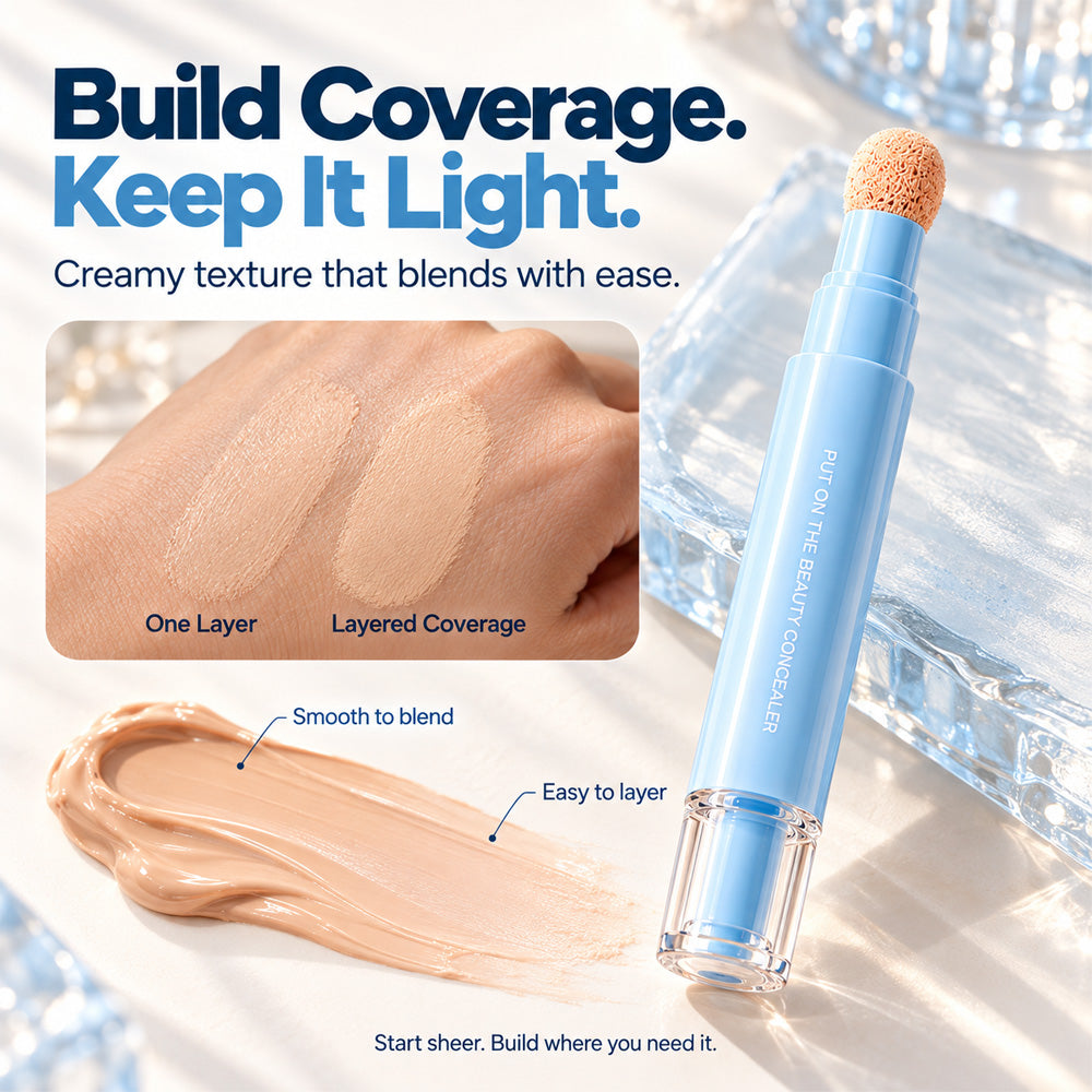 🔥💙Multipurpose Concealer & Foundation Eye Concealer -👍24-hour Long-lasting