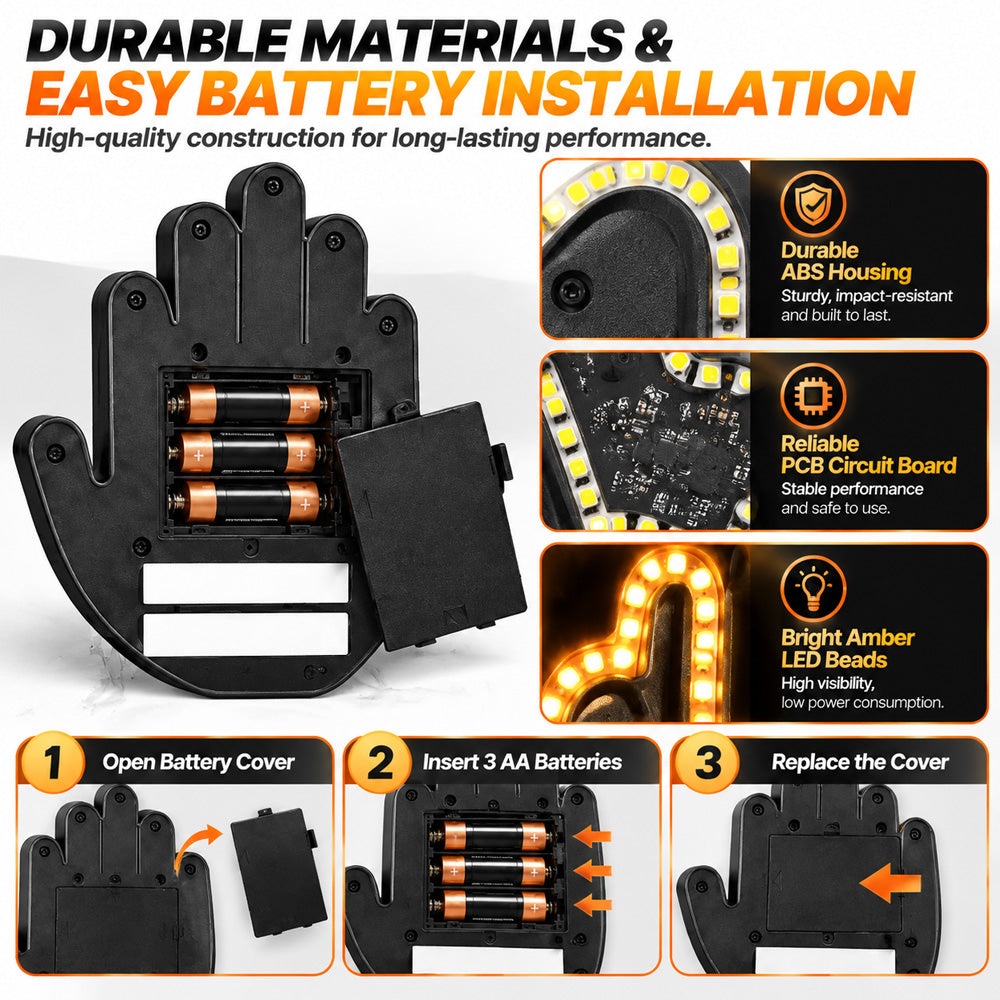💥Special Treat Price| GestureGlow LED Car Hand Light