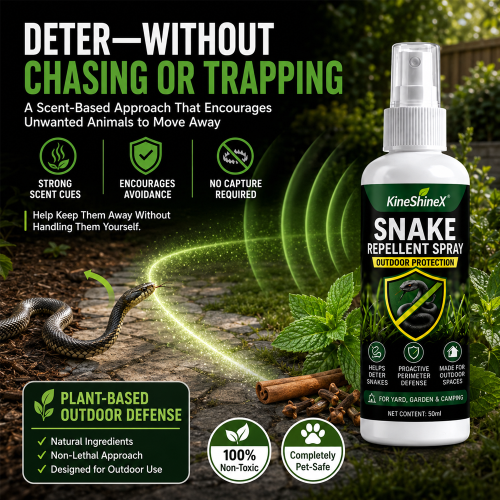 🎉 2026 Sale — Over 24,500 Sold!🌿Fast‑Acting Outdoor Snake Repellent Spray 🐍