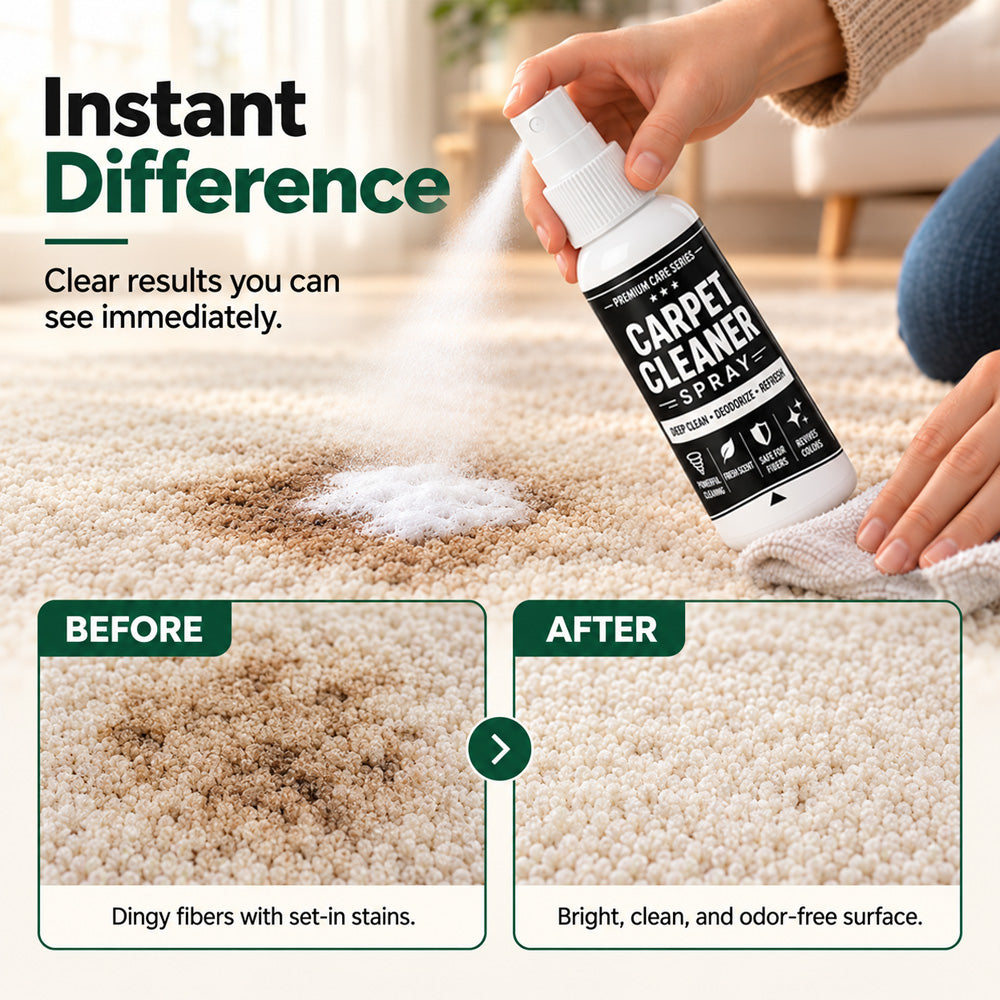 🏆 🏆 Buy 1 Get 1 Free🎁 Deep Clean Carpet Spray – Industrial-Strength Formula | Perfect for Auto Interiors, Sofas & Rugs, Effortless Stain Removal ✨
