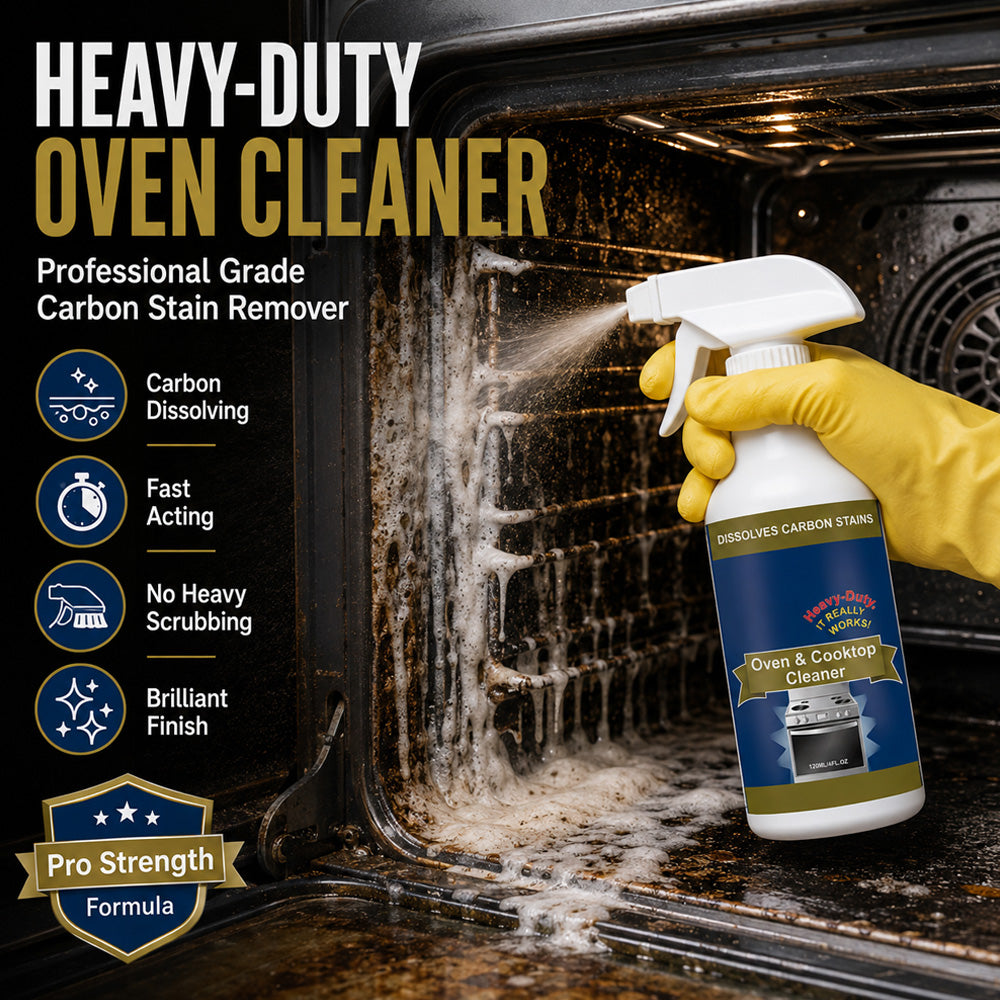 💥 LAST DAY SALE｜50% OFF 🌻Heavy Duty Oven & Cooktop Cleaner Spray 🔥