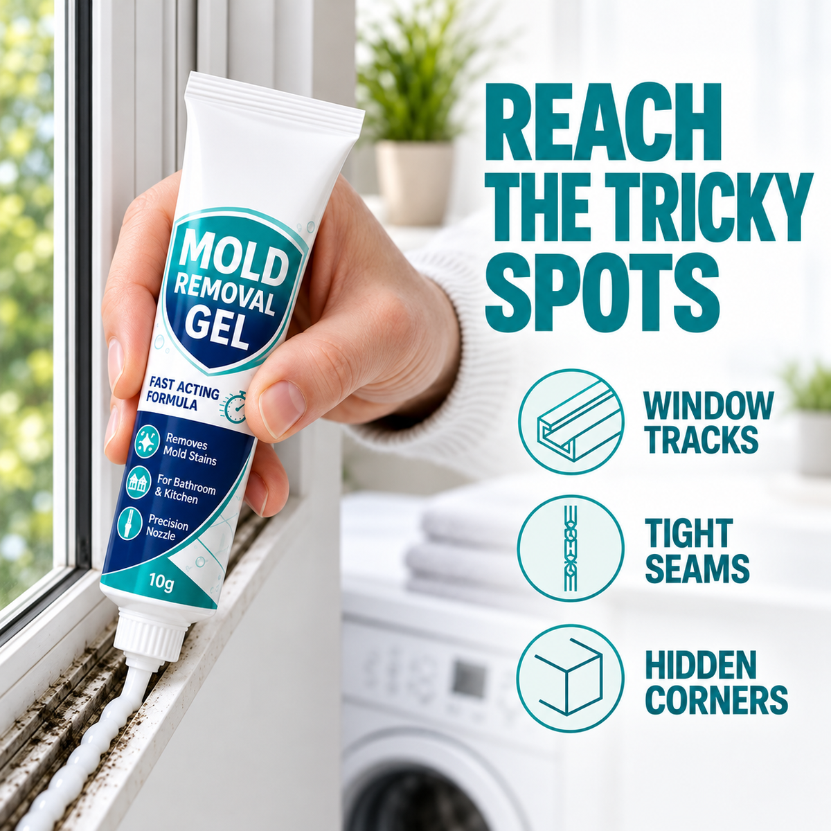 Household Mold Remover Gel for Bathroom & Kitchen