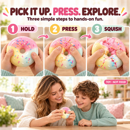 🍩 Crack & Squish Doughnut – Satisfying Sensory Toy & Fun Little Gift 🎁