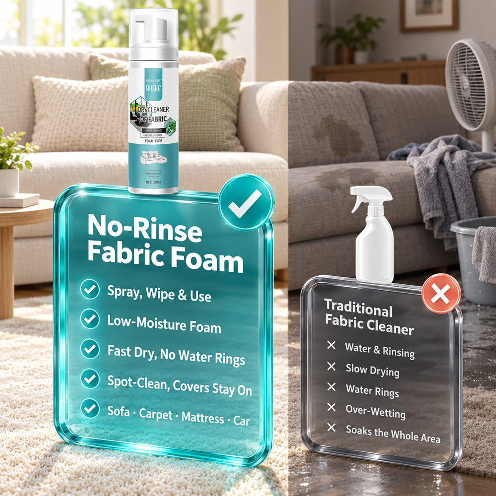 🫧🫧 No Washing, No Soaking – Powerful Foam Fabric Stain Cleaner