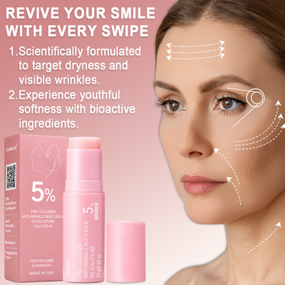 🥳60% OFF | Today Only!🥳💕PDRN Pink Collagen Volume Multi Balm | All In One Volufiline, PDRN, NAD Stick for Youthful-Looking