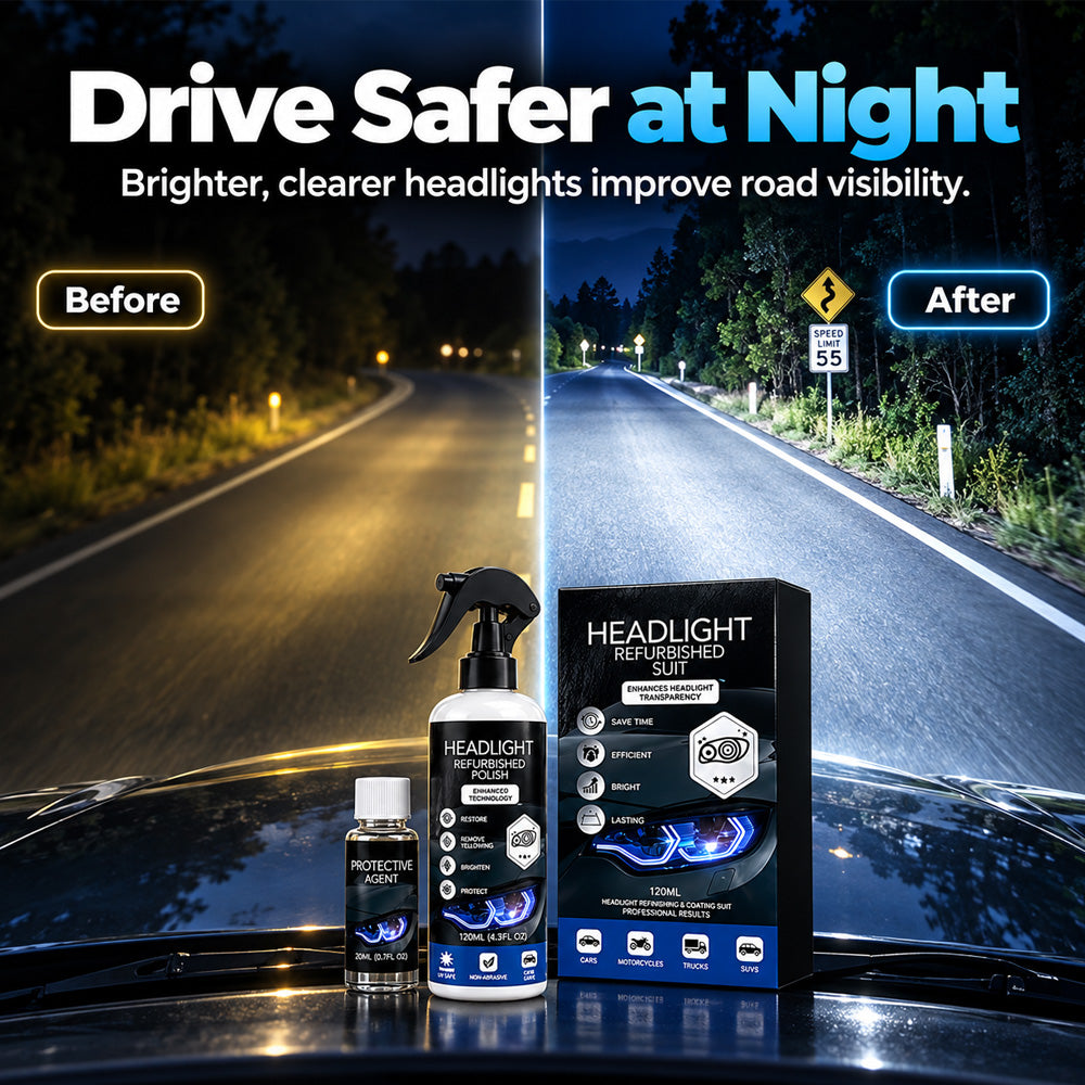 ⏳LAST DAY - 50% OFF!!🚗Professional Car Headlight Restoration Kit