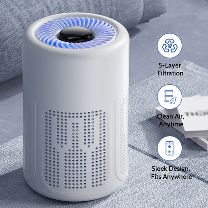 upsell 60%off🔇Limited Offer 💐Silent Air Purifier – Peaceful sleep, no noise😴