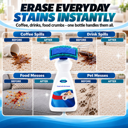 ✨  BUY 2 GET 1 FREE 🏆 Waterless Carpet & Upholstery Foam Cleaner – Fast Stain Removal for Rugs, Sofas, Car Seats & Everyday Spills