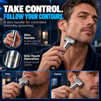 🪒Men's Rechargeable Foil Electric Shaver ⚡🧔– Efficient Close Shaving, Cordless Portable Wet & Dry Beard Razor for Daily Grooming
