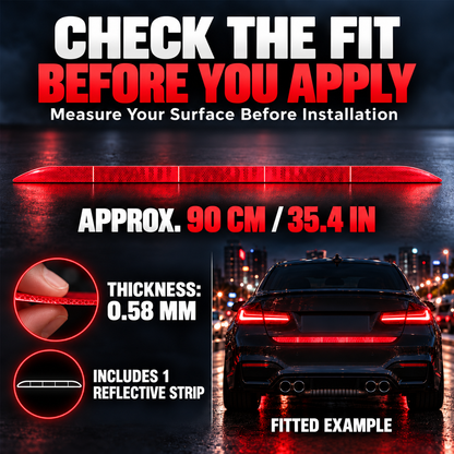 🚗 LIMITED‑TIME 50% OFF! 🔥Reflective Car Sticker Strips for Trunk & Rear Bumper