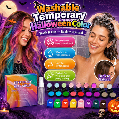 🔥Last Day 50% OFF🌈12-Color Temporary Hair Chalk Applicator Set🎁