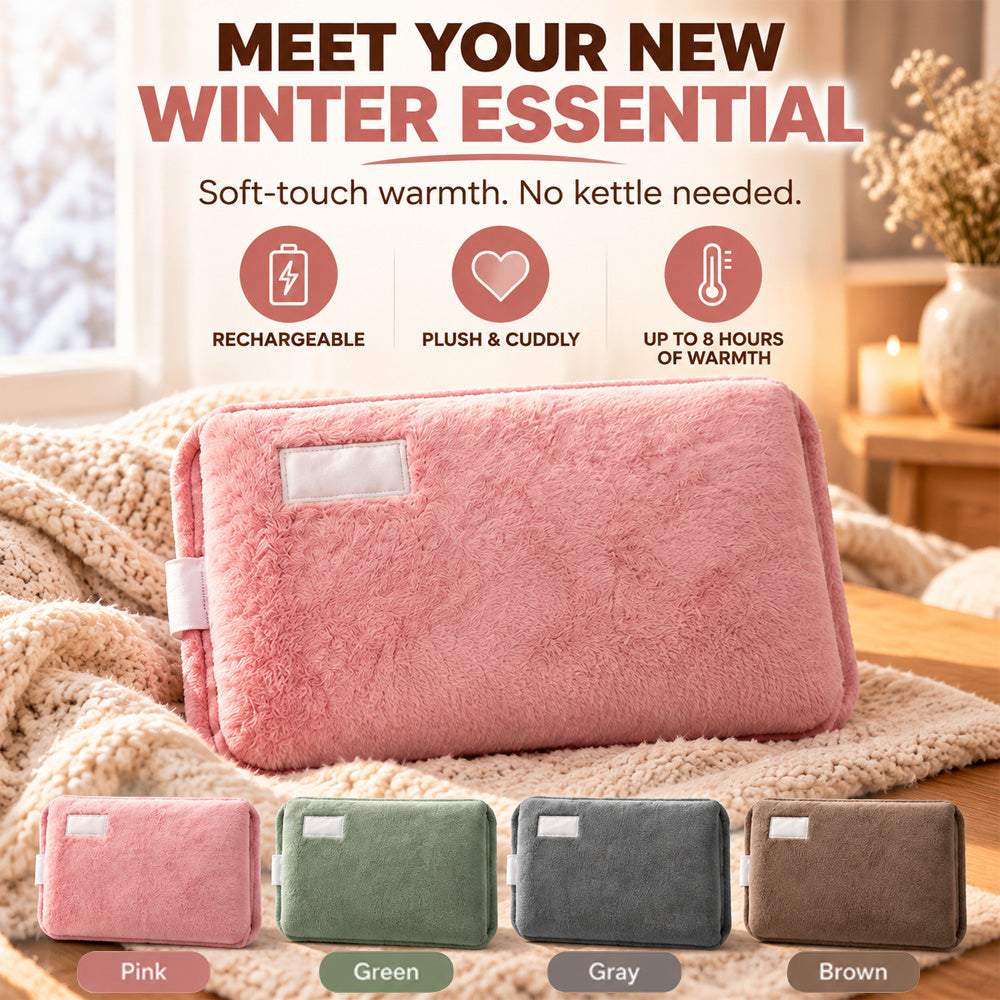 🔥Winter Warmth Special – Lowest Prices of the Season!|🏆Winter Warmth Deal Rechargeable Hot Water Bottle – No Boiling Needed, Portable Heat Pack for Cold Hands, Feet & Cosy Nights at Home or Work