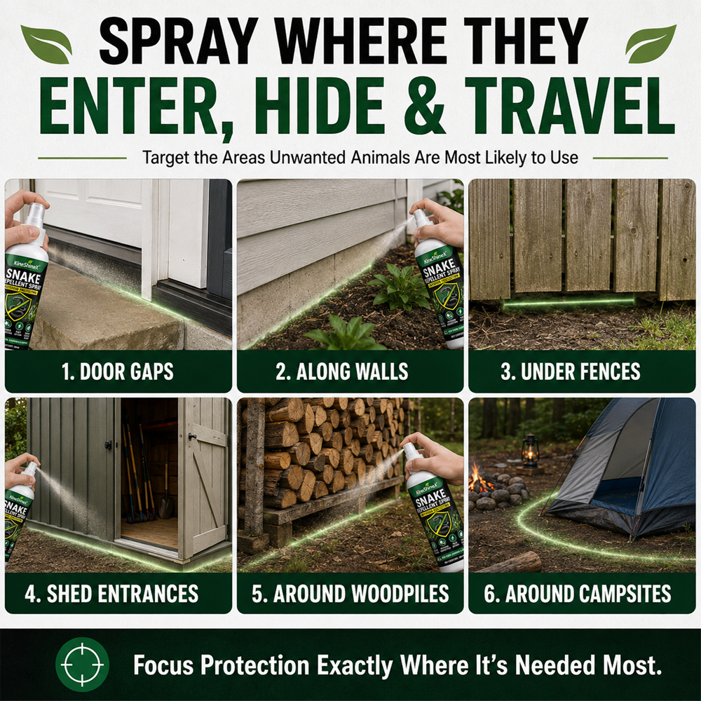 🎉 2026 Sale — Over 24,500 Sold!🌿Fast‑Acting Outdoor Snake Repellent Spray 🐍