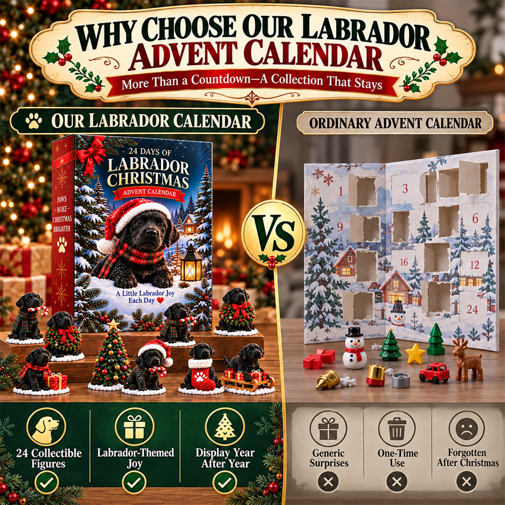⏳ Last day to save 50% 🎄 24 Days of Labrador Christmas – Black Lab Advent Calendar 🐾