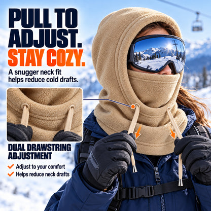 🥳2026 HOT SALE🥳💞50K+ SOLD! 🧣❄️ 50% OFF! 3-in-1 Winter Balaclava – windproof fleece covers head, neck, face & ears. Adjustable fit for skiing, cycling & cold weather!