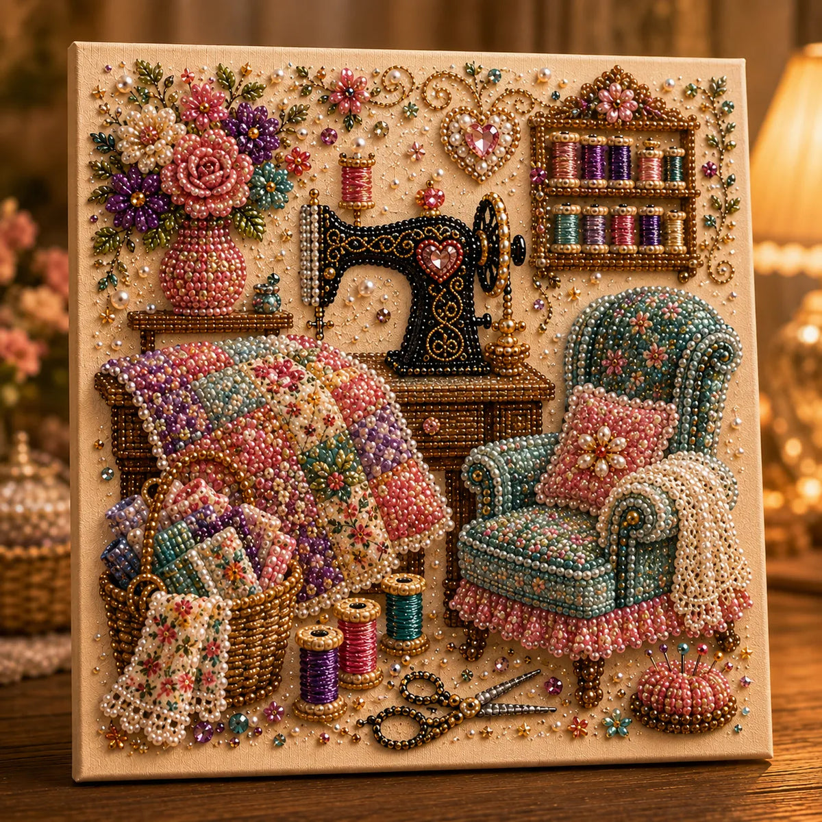 🥳2026 HOT SALE🥳💞50K+ SOLD! 🏆 LIMITED-TIME 50% OFF! ✨ Cozy Hobby Rooms 3D Diamond Art Kit🌟