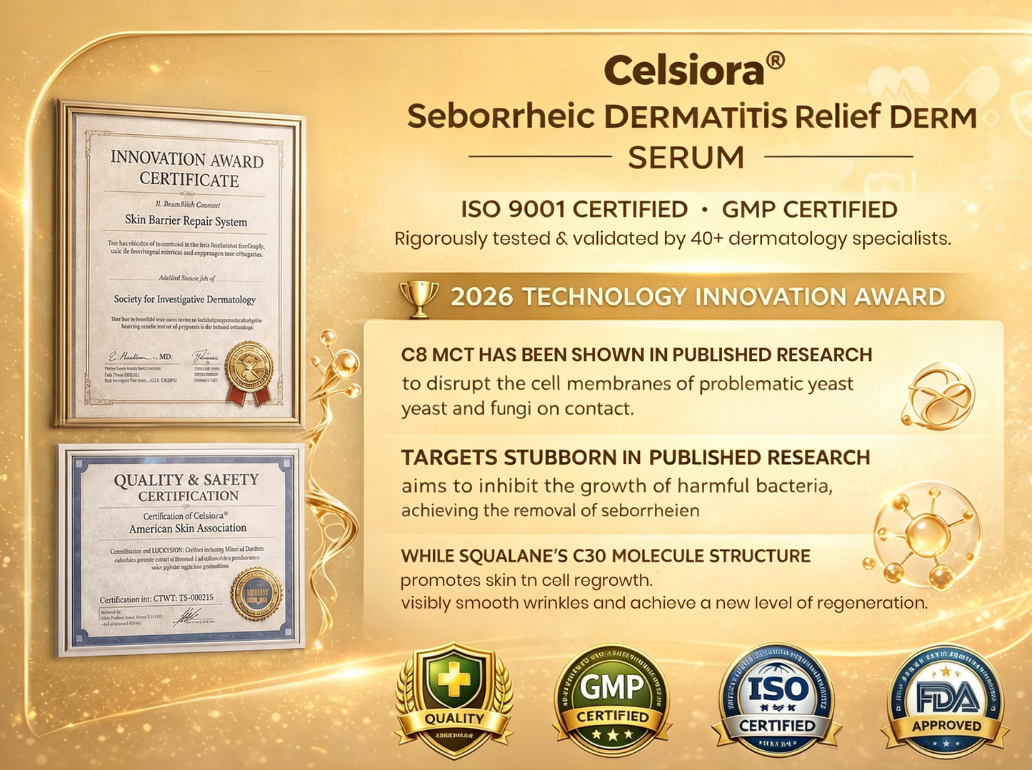 🍃Celsiora® Seborrheic Dermatitis Relief Derm Serum