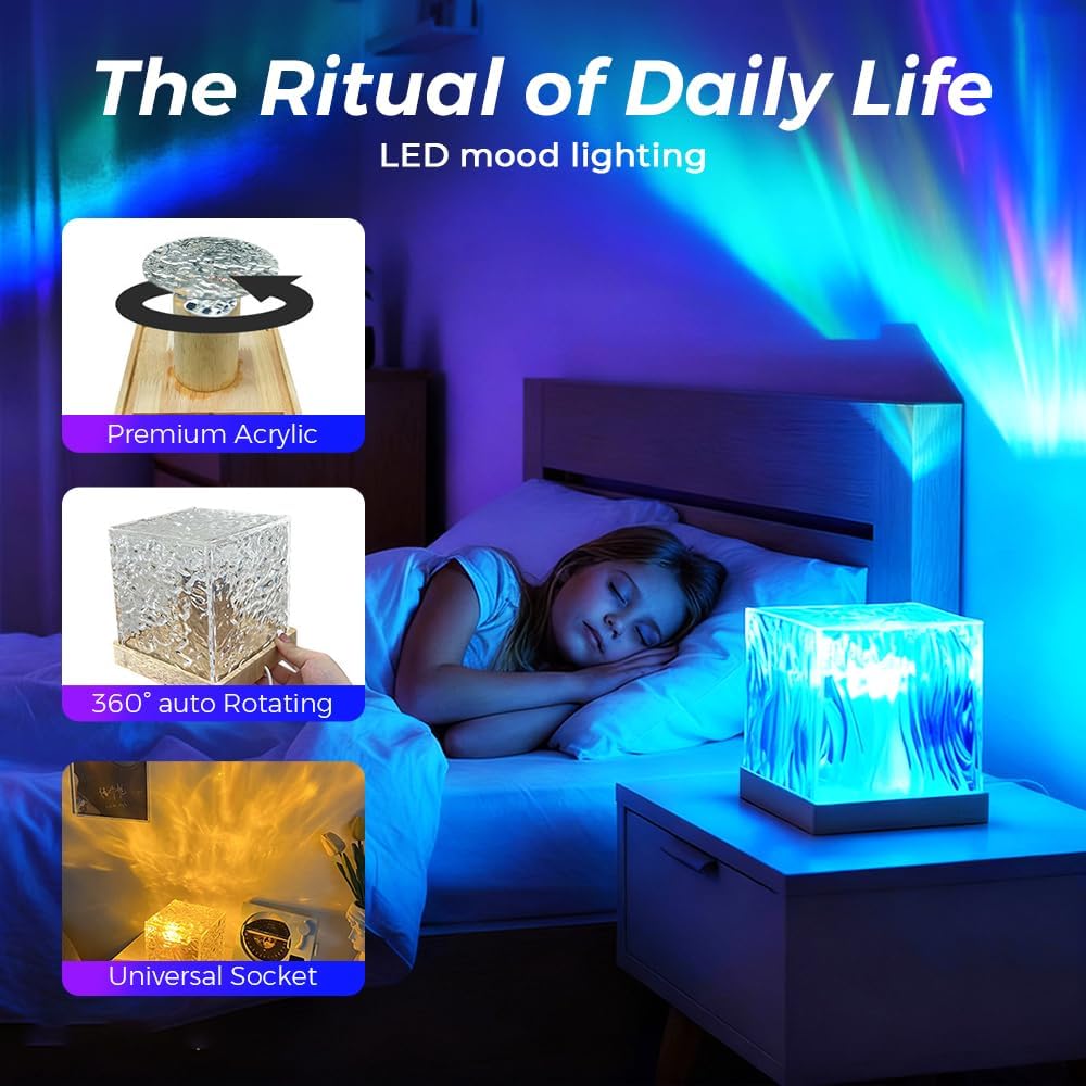 💥LAST DAY SALE 50% OFF💥Northern Dreamscape Projector, 2026 New16 Color Aurora Light Projector, Mood Lighting for Bedroom, Perfect Christmas Gifts for Teens, Aurora Lamp for Decoration-Remifa®
