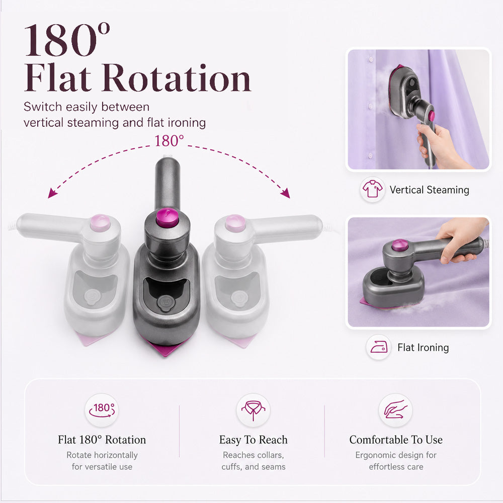 upsell🔥 50% OFF! 2-in-1 Steam Iron⚡ 5s Heat-Up | 💨 Fast Wrinkle Removal | 🛡️ Refresh & Sanitise | ✈️ Portable