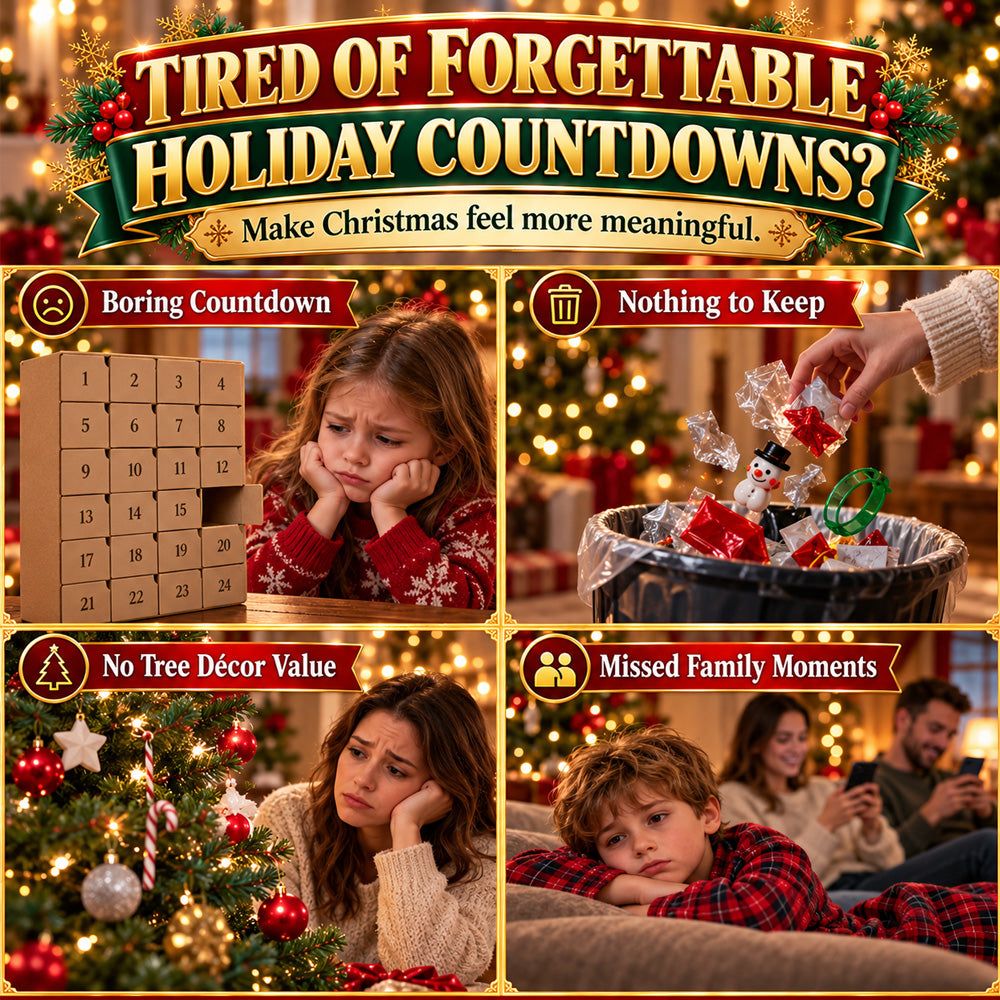 upsell⏳ Last day to save 49% – 🎄12-Day Mini Christmas Ornament Advent Calendar | 12 unique festive buildable designs with hanging loops—perfect for decorating Christmas trees, wreaths, and holiday displays 🧱