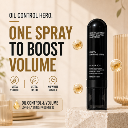 ☀️ Summer Hair Rescue 💇🏻‍♀️ 3-Second Volume Boost! Instantly Create Fluffy & Elegant Hairstyles! 👩 Peach-Scented Volumizing & Setting Spray
