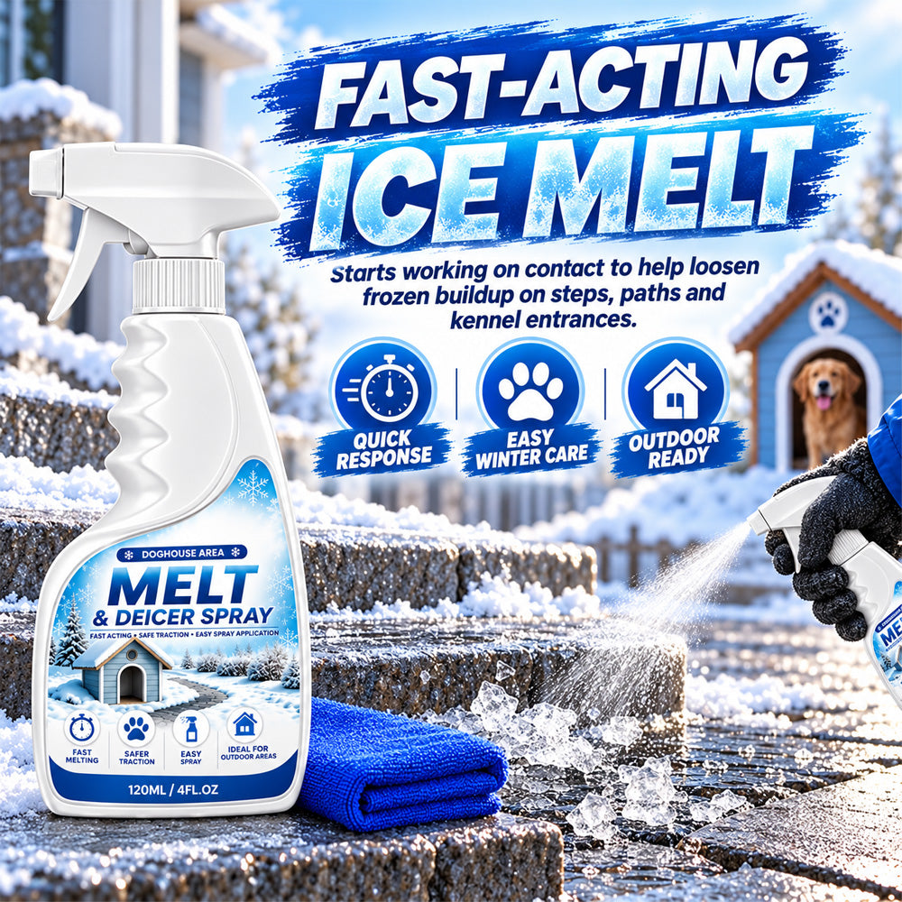 👑 Pet Friendly Salt-Free Ice Melting Spray, ❄️❄️Quick Spray-On De-Icer, Protects Paving & Garden From Salt Damage upsell