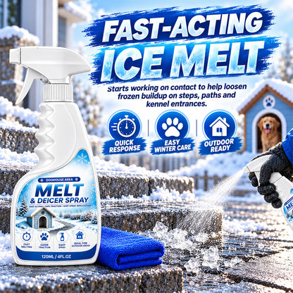 👑 Pet Friendly Salt-Free Ice Melting Spray, ❄️❄️Quick Spray-On De-Icer, Protects Paving & Garden From Salt Damage upsell