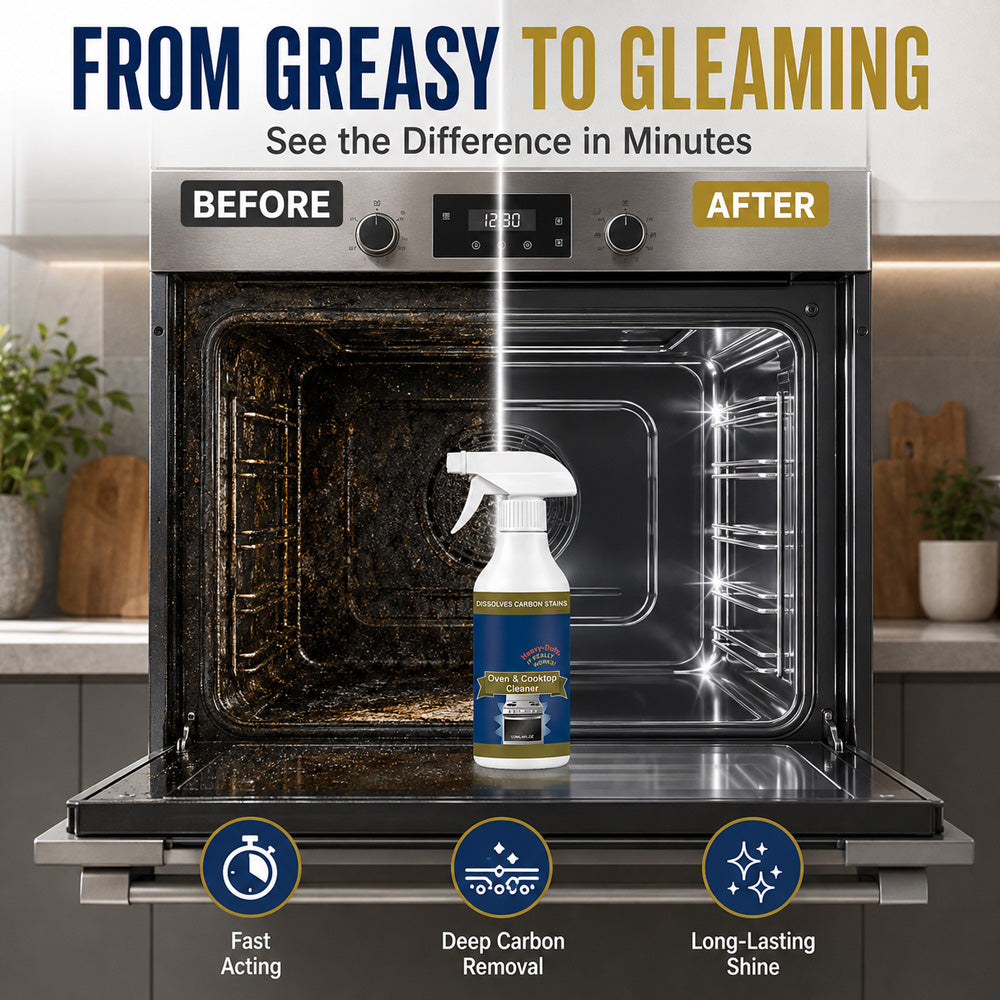 💥 LAST DAY SALE｜50% OFF 🌻Heavy Duty Oven & Cooktop Cleaner Spray 🔥