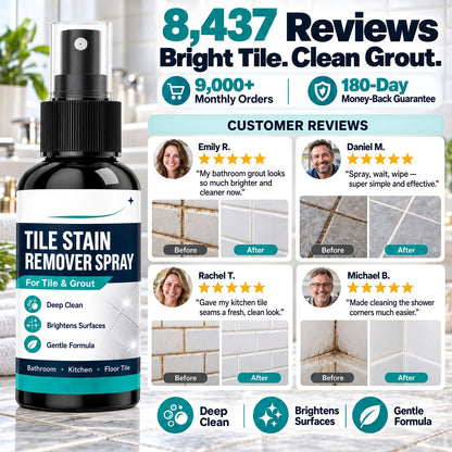 🏆 Buy 1 Get 1 FREE! ⚡ Fast-Acting Grout & Mold Remover Spray for Tiles, Bathrooms, Showers, Kitchens & Floor Grout