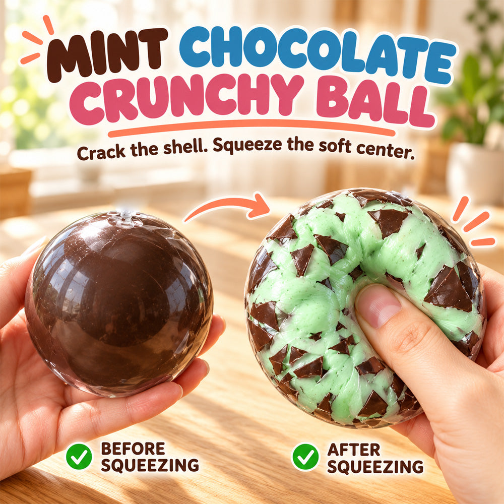 🔥👀BOGOF+50% Offer!!🥯Crunchy Squishy Stress Ball – Satisfying Crackable Shell & Soft Squeeze Centre🍫 | Pastel Macaron & Matcha Dark Chocolate | Fun Sensory Fidget Toy & Cute Gift🎁
