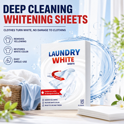 🤍 50% OFF Today Only – Restore Yellowed Whites Fast