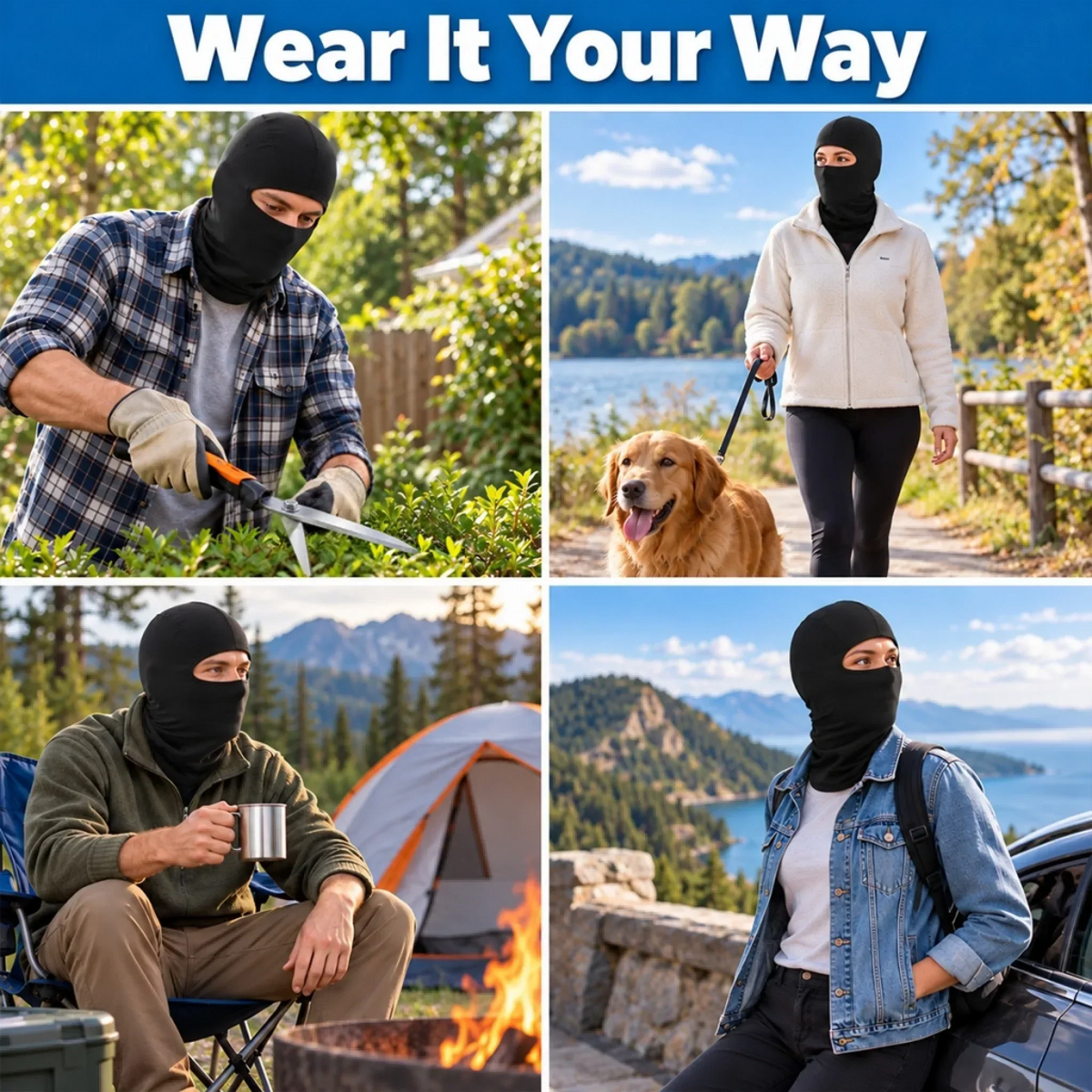 ⏳ Save 49% Today Only! 😂 Funny Thermal Balaclava – Warm, Soft & Stretchy ☁️ Hilarious Designs & 4 Ways to Wear for Skiing, Outdoor Adventures & Everyday Comfort 🎿❄️