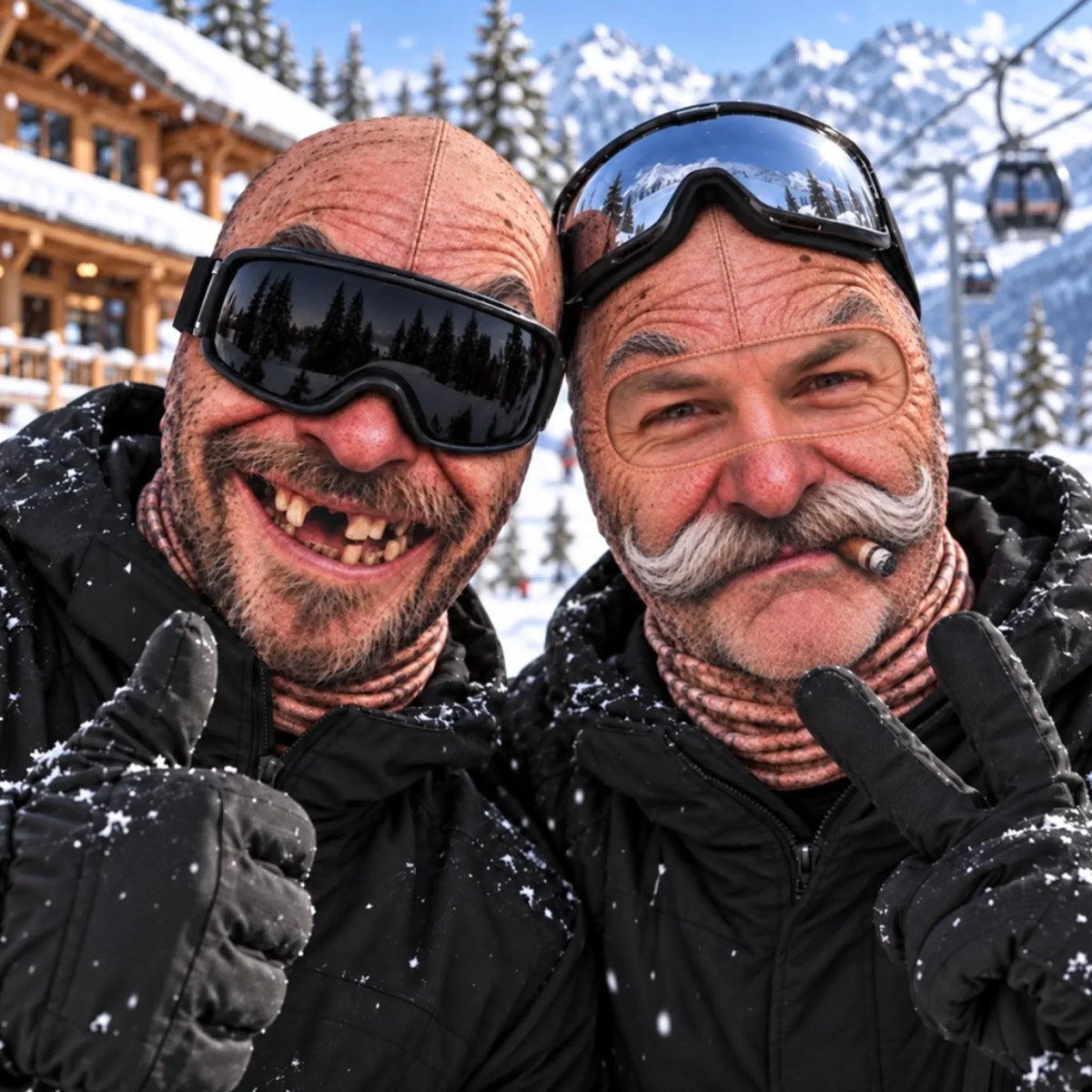 ⏳ Save 49% Today Only! 😂 Funny Thermal Balaclava – Warm, Soft & Stretchy ☁️ Hilarious Designs & 4 Ways to Wear for Skiing, Outdoor Adventures & Everyday Comfort 🎿❄️