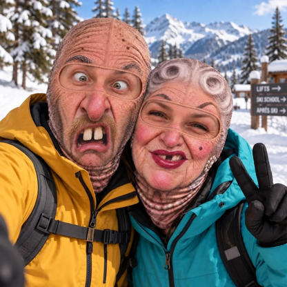 ⏳ Save 49% Today Only! 😂 Funny Thermal Balaclava – Warm, Soft & Stretchy ☁️ Hilarious Designs & 4 Ways to Wear for Skiing, Outdoor Adventures & Everyday Comfort 🎿❄️