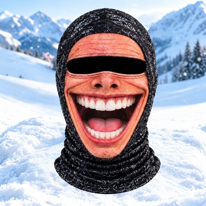 ⏳ Save 49% Today Only! 😂 Funny Thermal Balaclava – Warm, Soft & Stretchy ☁️ Hilarious Designs & 4 Ways to Wear for Skiing, Outdoor Adventures & Everyday Comfort 🎿