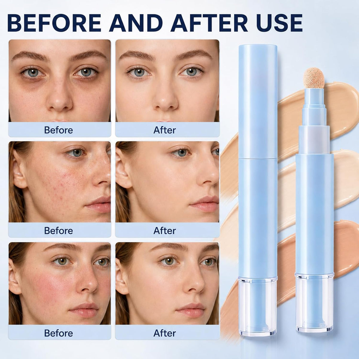 🔥Buy 1 Get 1 Free NOW!💄Multipurpose Hydrating Liquid Concealer Pen  ✨