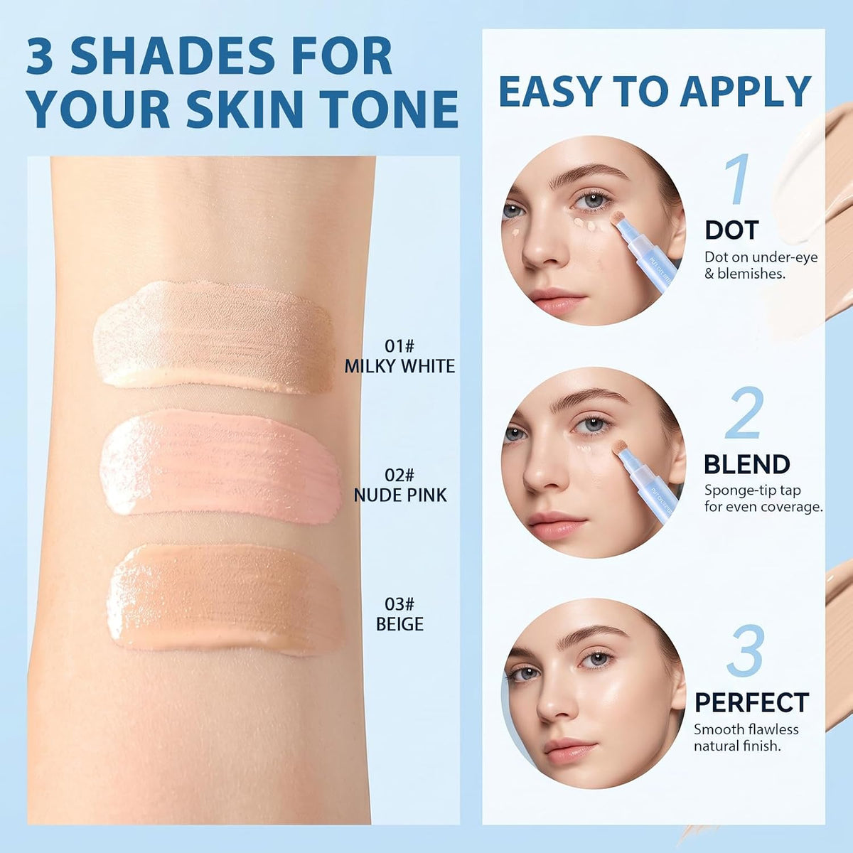 🔥Buy 1 Get 1 Free NOW!💄Multipurpose Hydrating Liquid Concealer Pen  ✨