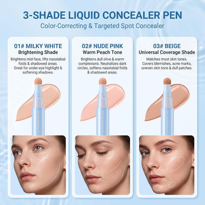 🔥Buy 1 Get 1 Free NOW!💄Multipurpose Hydrating Liquid Concealer Pen  ✨