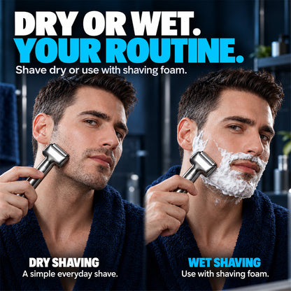 🪒Men's Rechargeable Foil Electric Shaver ⚡🧔– Efficient Close Shaving, Cordless Portable Wet & Dry Beard Razor for Daily Grooming