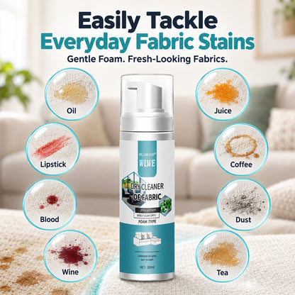 🫧🫧 No Washing, No Soaking – Powerful Foam Fabric Stain Cleaner