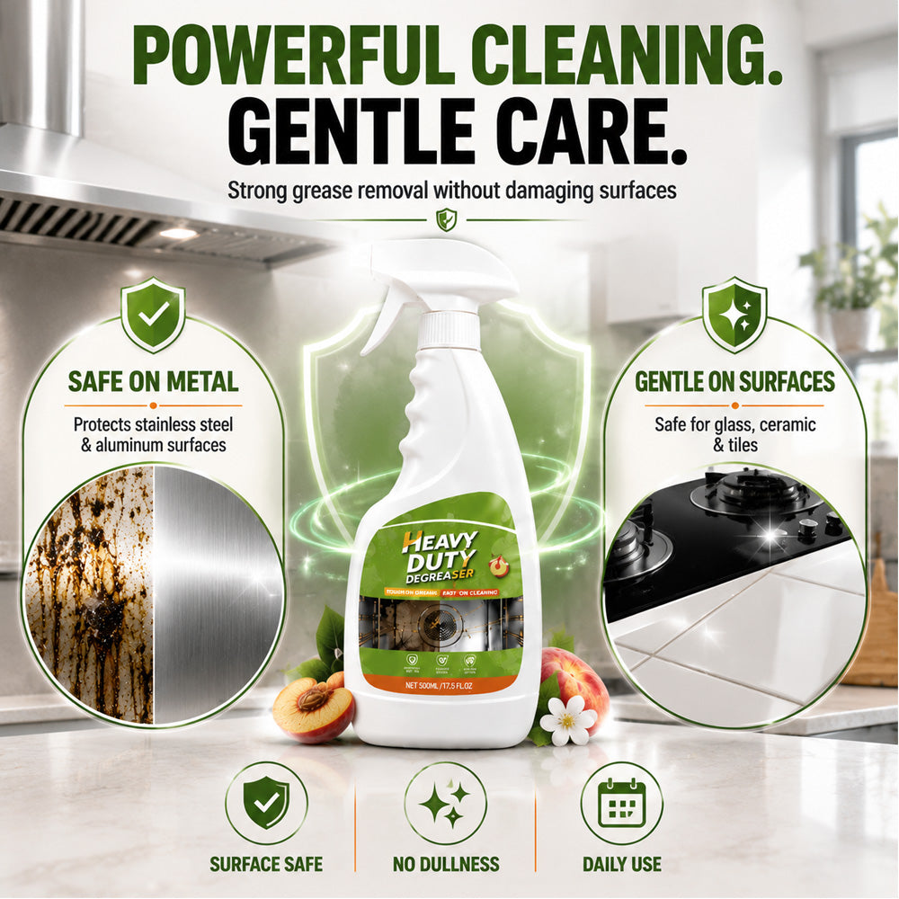 🏆🔥 50% OFF | Heavy Duty Kitchen Degreaser Spray – Powerful Grease-Cutting Cleaner