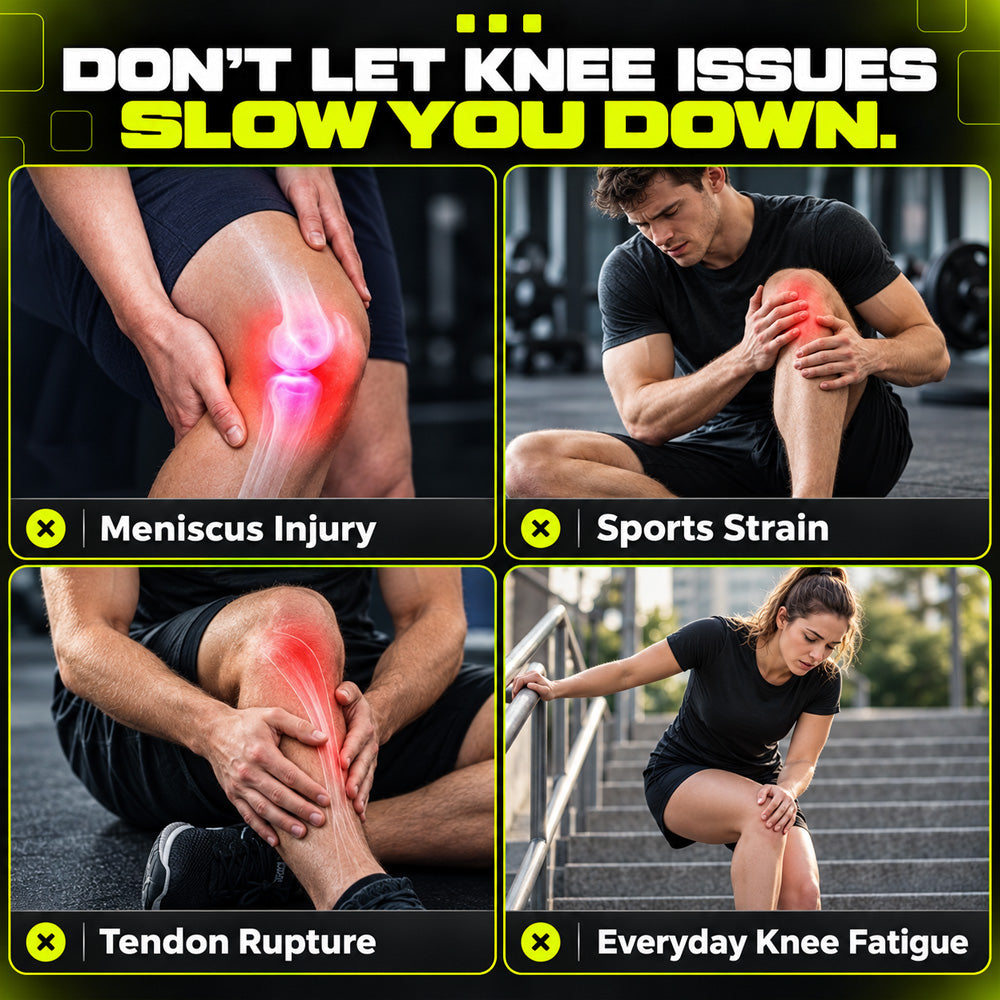 🏃Professional Adjustable Sports Knee Support Brace – Compression, Stability & Secure Fit for Active Movement