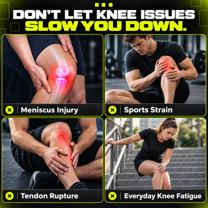 🏃Professional Adjustable Sports Knee Support Brace – Compression, Stability & Secure Fit for Active Movement