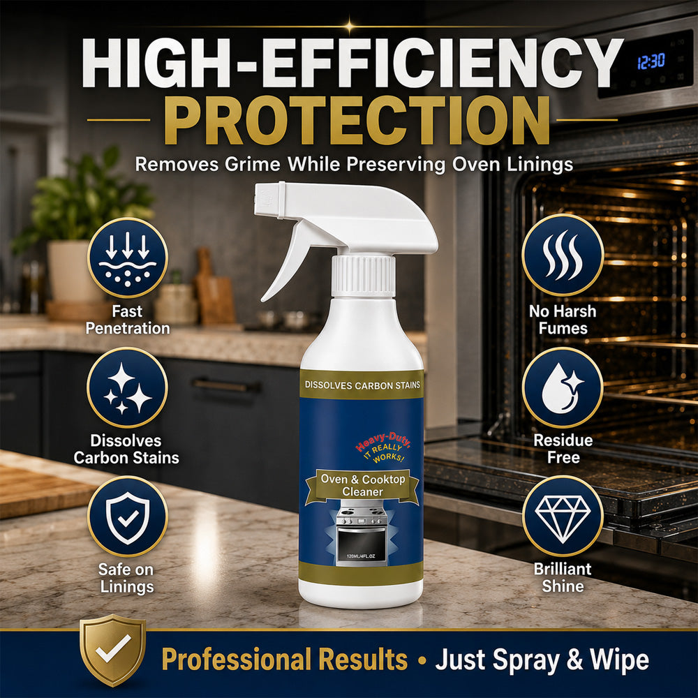 💥 LAST DAY SALE｜50% OFF 🌻Heavy Duty Oven & Cooktop Cleaner Spray 🔥