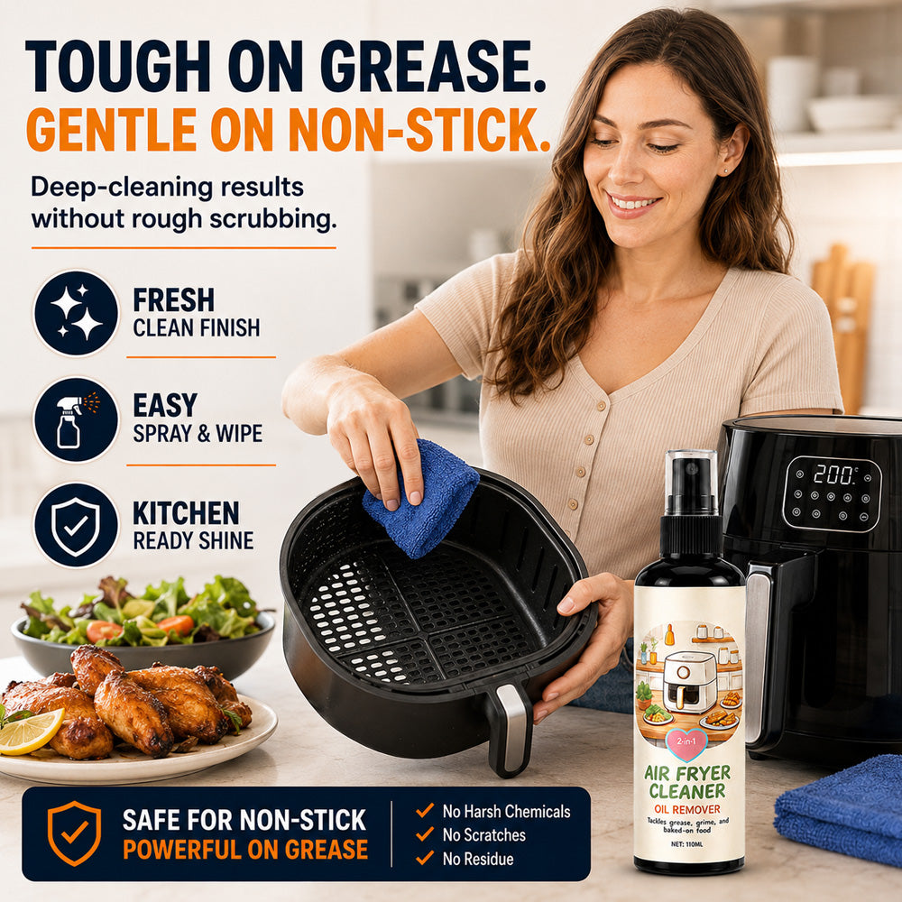 🔥 Sale 50% OFF!✨2-in-1 Air Fryer Cleaner and Degreaser Spray